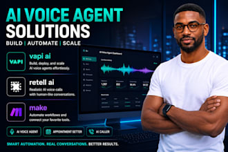 setup ai voice agant retell ai caller, and ai appointment setter