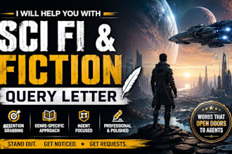 help you with sci fi and fiction query letter