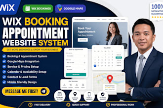 setup wix booking google maps appointment website forms calendar website
