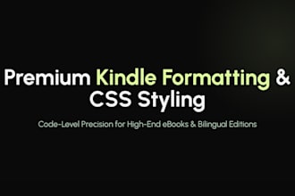 do professional kindle formatting with custom CSS