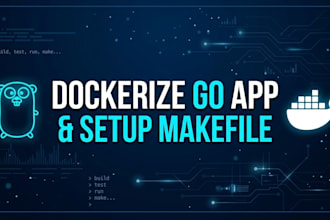 dockerize your golang application and setup makefile
