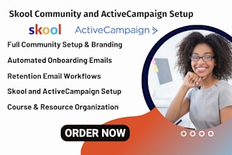 connect skool and activecampaign for automated onboarding