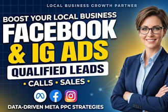 do facebook ig meta ppc ads for local business to get leads calls and sales