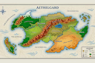 design immersive fantasy world maps and custom cartography for worldbuilding dnd
