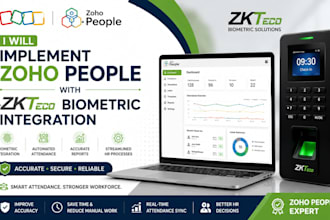 implement zoho people with zkteco biometric integration