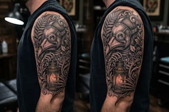 do sleeve tattoo design tattoo cover up custom tatoo design