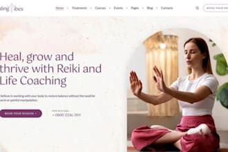 design squarespace reiki healer website crystal website chakra coaching website