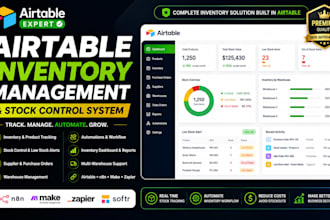 build airtable inventory management and stock control system