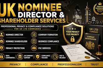provide nominee director and shareholder services for UK ltd company
