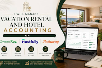 manage vacation rental and hotel accounting on ownerrez, hostfully and hostaway