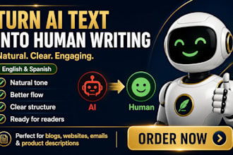 humanize ai content for blogs, websites and business copy