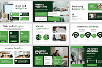 redesign startup business slides powerpoint investor pitch deck presentation