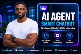 build an ai chatbot, many chatbot with seamless human handoff integration expert