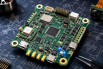 custom drone pcb design for quadcopter hexacopter octocopter fpv surveillance ai