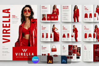 design fashion apparel clothing brand product catalog lookbook and line sheet
