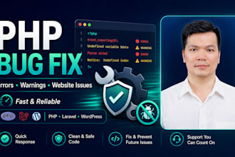 fix PHP errors, bugs, warnings and website issues