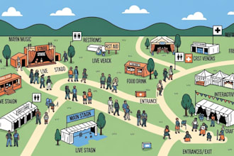 do vector map illustration and event map
