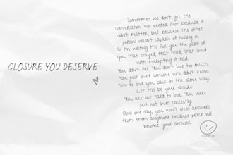 write heartfelt emotional letters