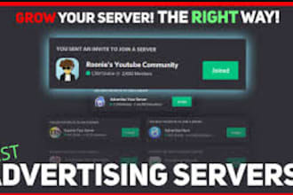 discord advertising server promotion organic growth to real targeted member