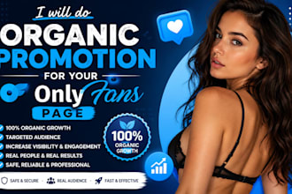 do organic promotion for your onlyfans page