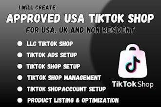 create usa tiktok shop, setup tiktok shop, tiktok shop setup, tiktok shop