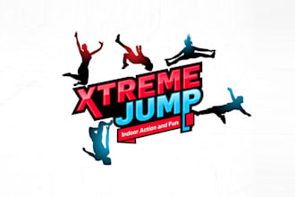design extreme jump indoor sports park logo