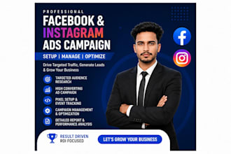 setup and manage high converting facebook and instagram ads campaigns