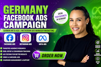 do germany facebook ads campaign, german meta ads, instagram ads manager, meta
