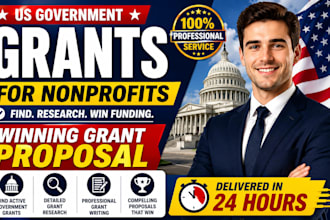write a winning grant proposal find US government grant for nonprofit in 24hours