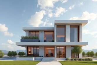 provide super realistic 3d rendering for architecture
