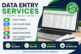 accurate data typing, copy paste and web research