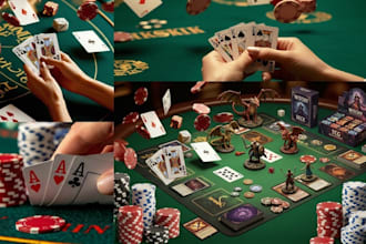 design professional card game templates and box layouts