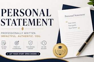 edit and improve your personal statement for college or grad school