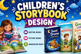 design children storybooks, bedtime books and picture books