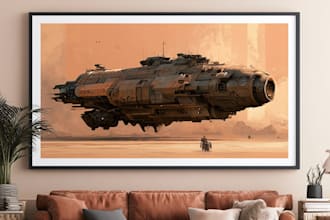 do sci fi spaceship design