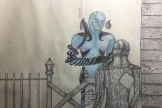 illustrate a book cover