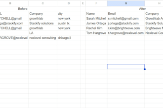 clean and organize your messy spreadsheet or database