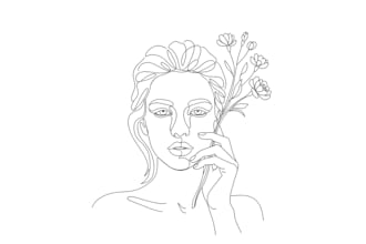 make vector line art or simple illustration
