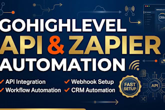 setup gohighlevel API, zapier integration and ghl automation
