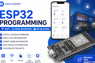 do esp32 programming iot app firmware development mqtt blynk and home automation