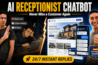 build a lead capture ai receptionist chatbot for your website and telegram