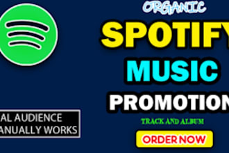 do spotify album promotion, spotify music track promotion