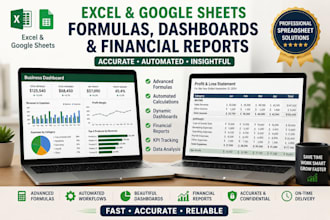 design an ecommerce profit calculator or inventory tracker in excel