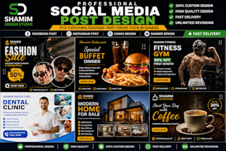 design social media posts