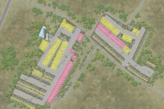 render architectural site plan, master plan, landscape plan