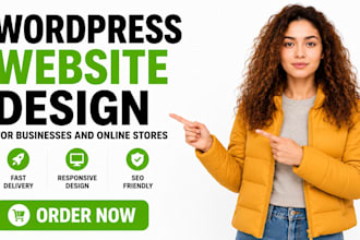 create wordpress website design, german wordpress development business website