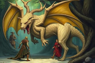 draw fantasy creatures and custom monster illustration