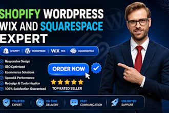 build, fix, redesign or optimize your squarespace wix or shopify seo expert