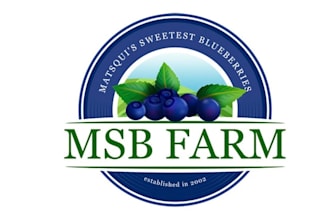 make custom top quality logo for msb farm blue beer rise