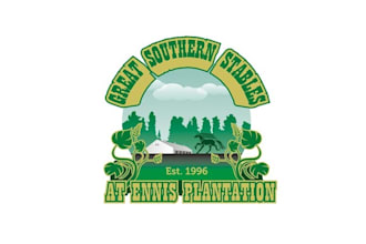 make great southern stables logo with ennis plantation